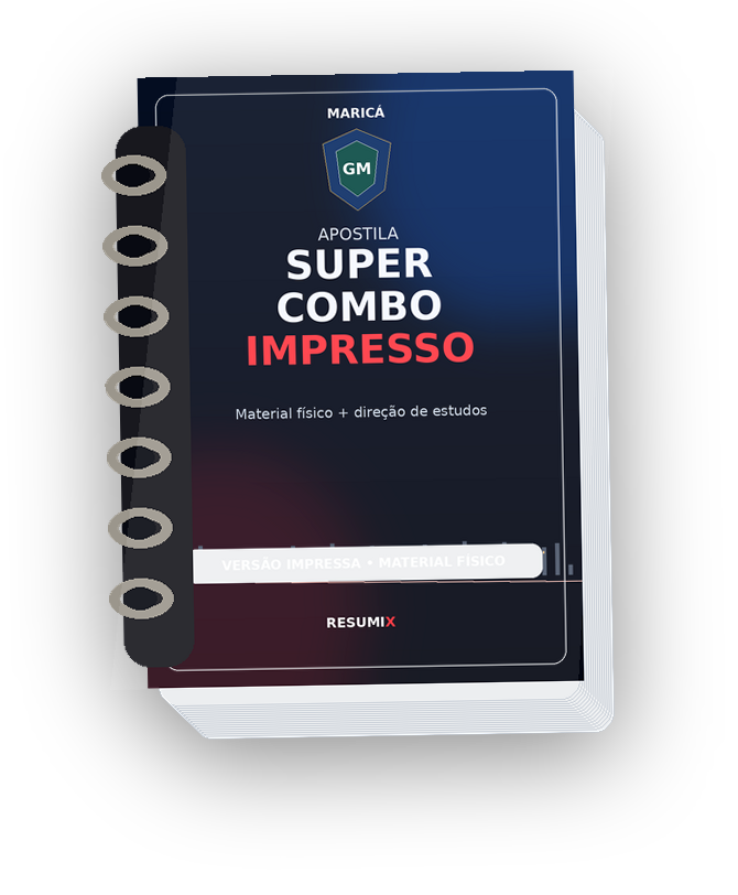 Mockup do Super Combo Impresso Guarda Municipal Maricá